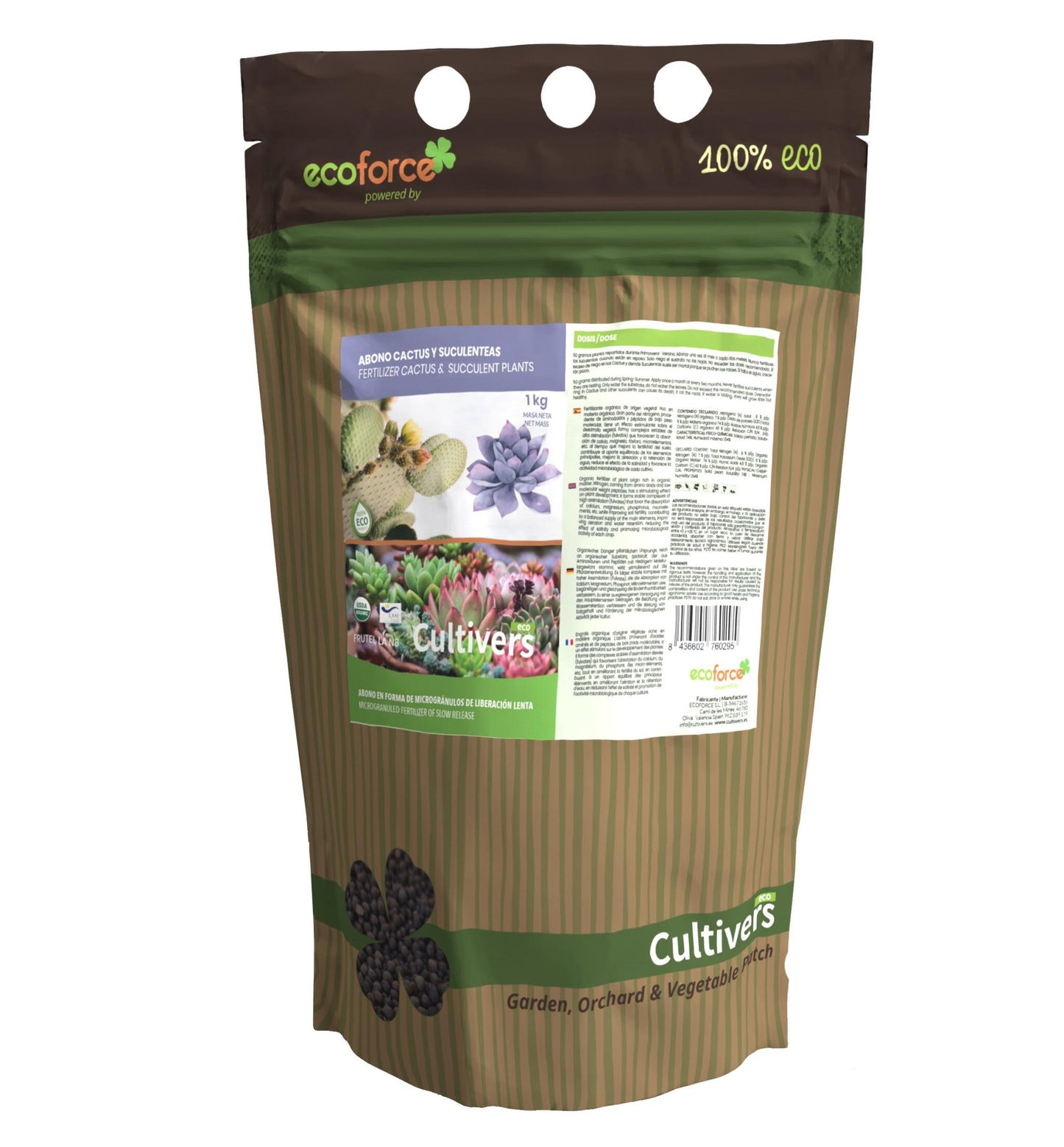 Abono Cactus Ecológico Cultivers 250 G_0