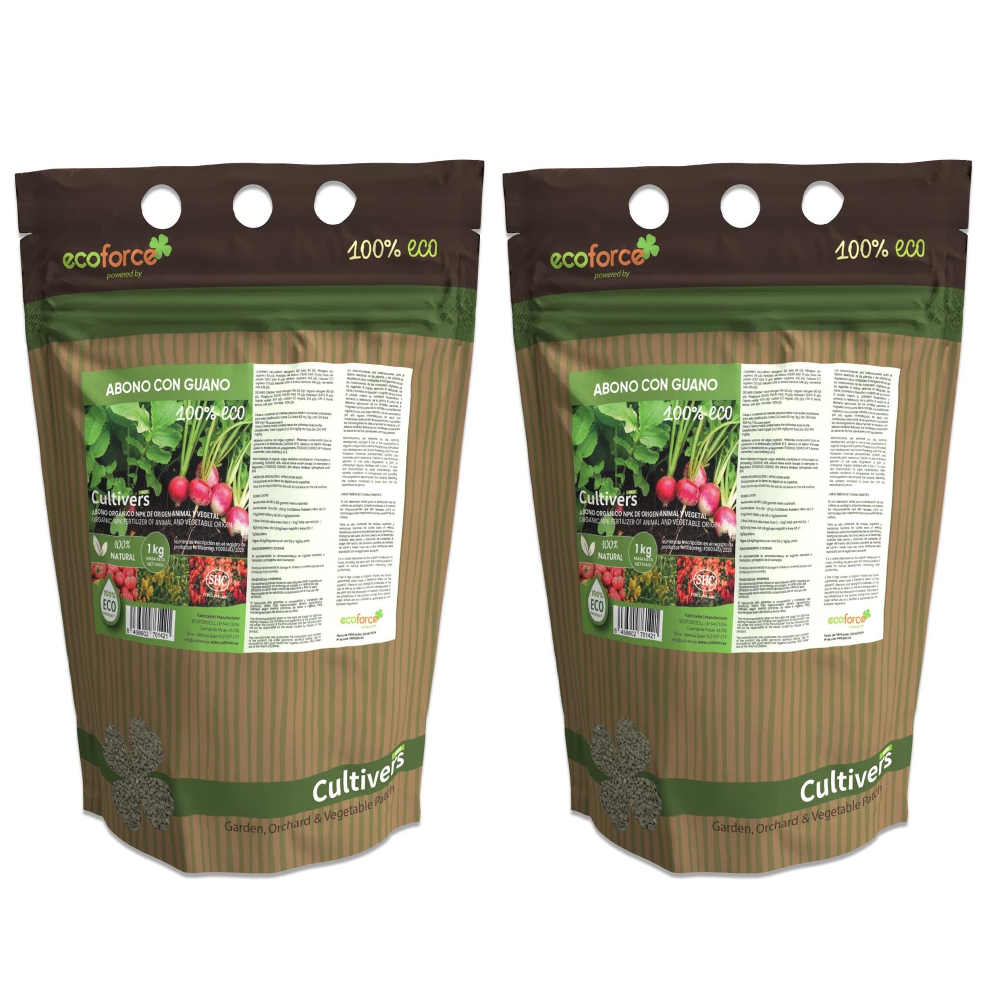 Abono Con Guano Ecológico Cultivers 250 G_1