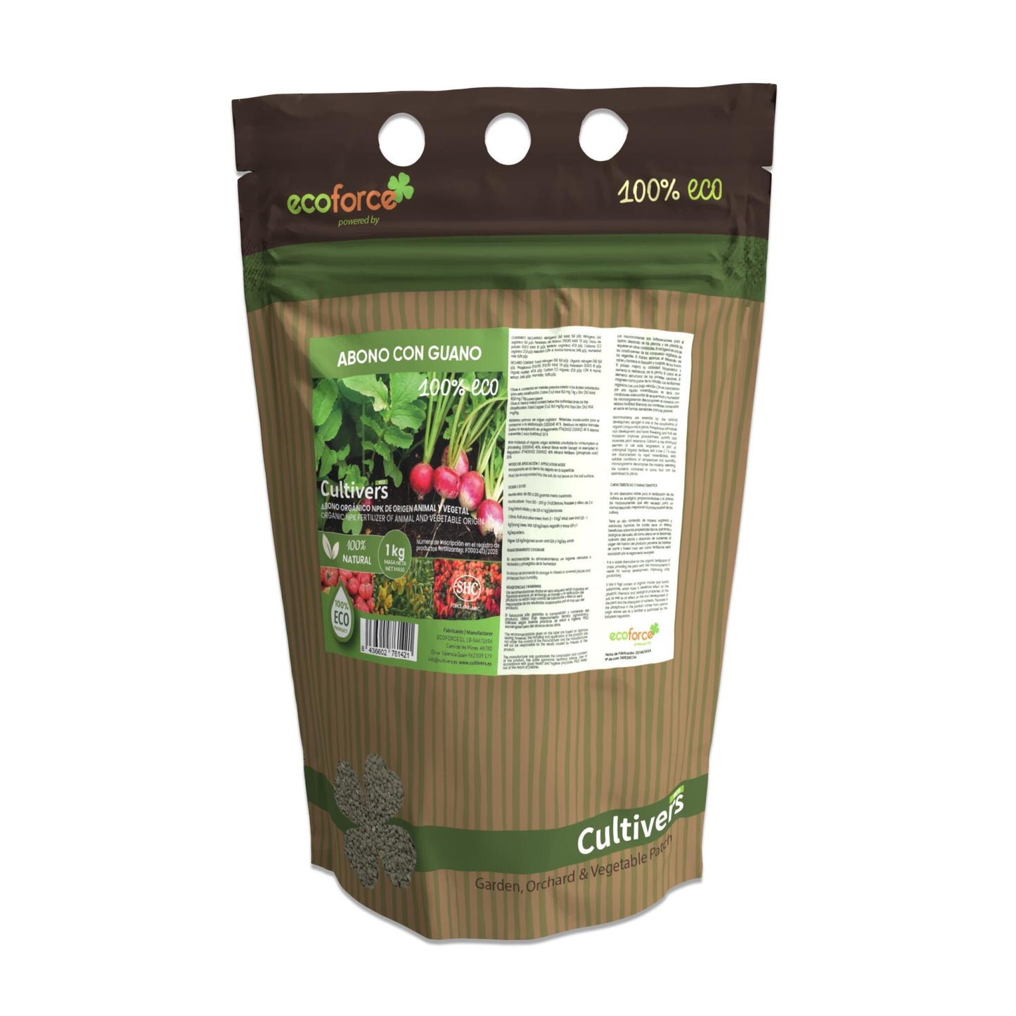 Abono Con Guano Ecológico Cultivers 2x1kg_0
