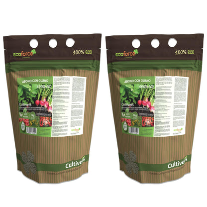 Abono Con Guano Ecológico Cultivers 2x1kg_1