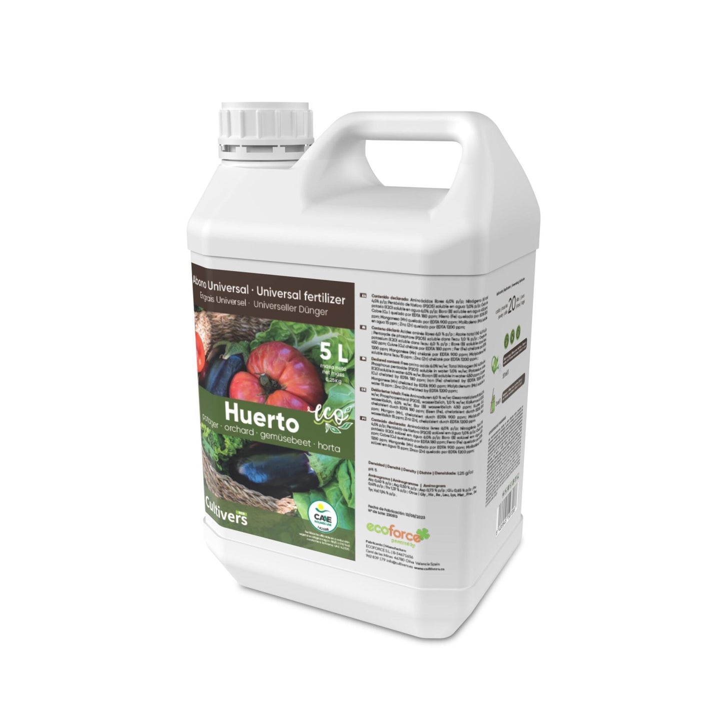 Abono Huerto Líquido Ecológico Cultivers 10 L_2