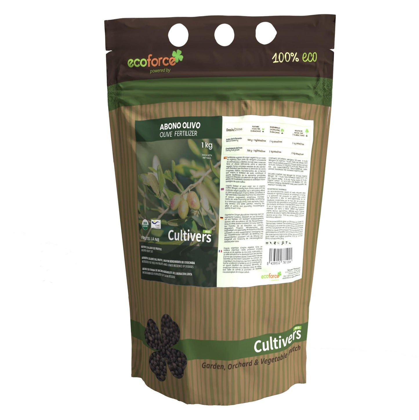 Abono Olivo Ecológico Cultivers 5 Kg_0