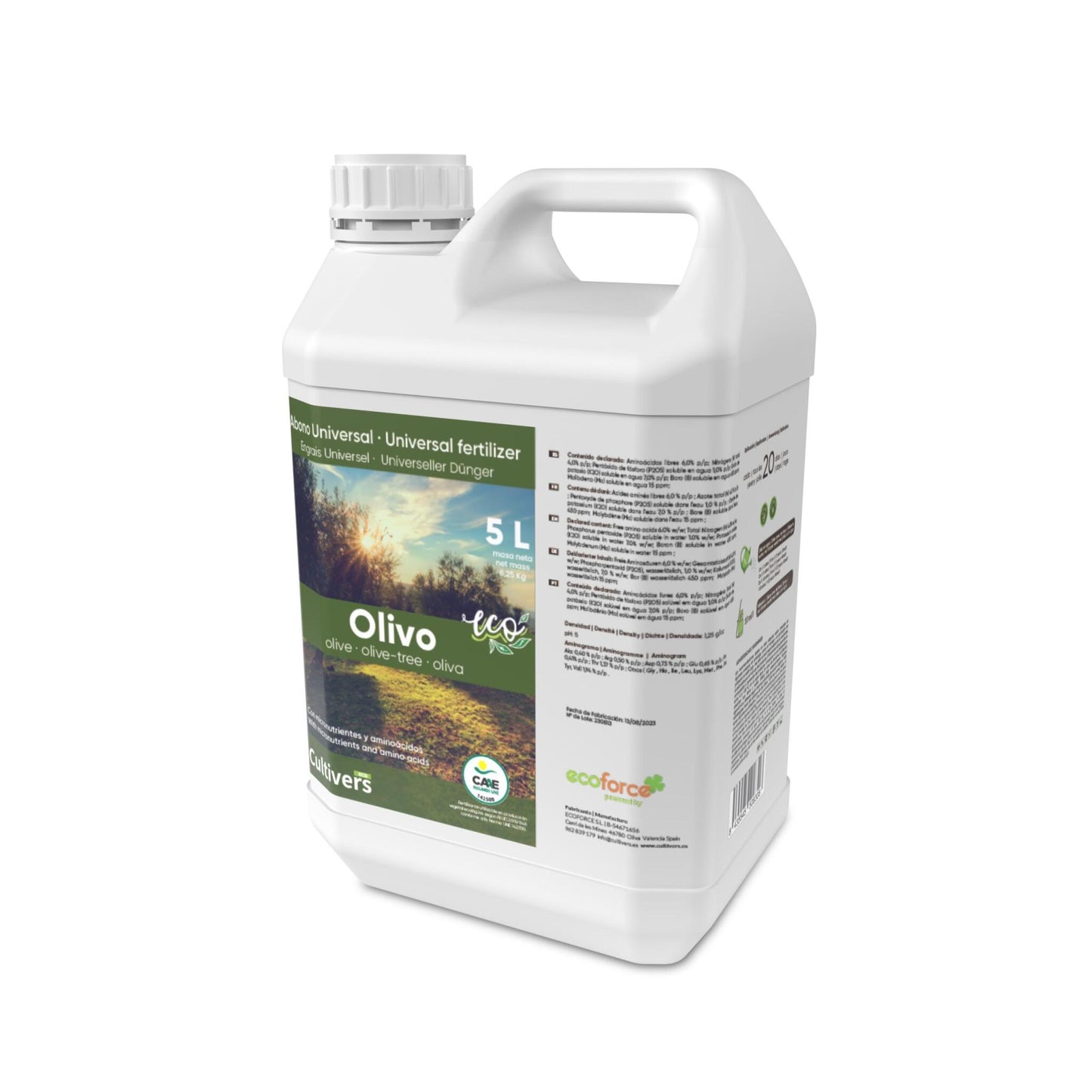Abono Olivo Líquido Ecológico Cultivers 5 L_1