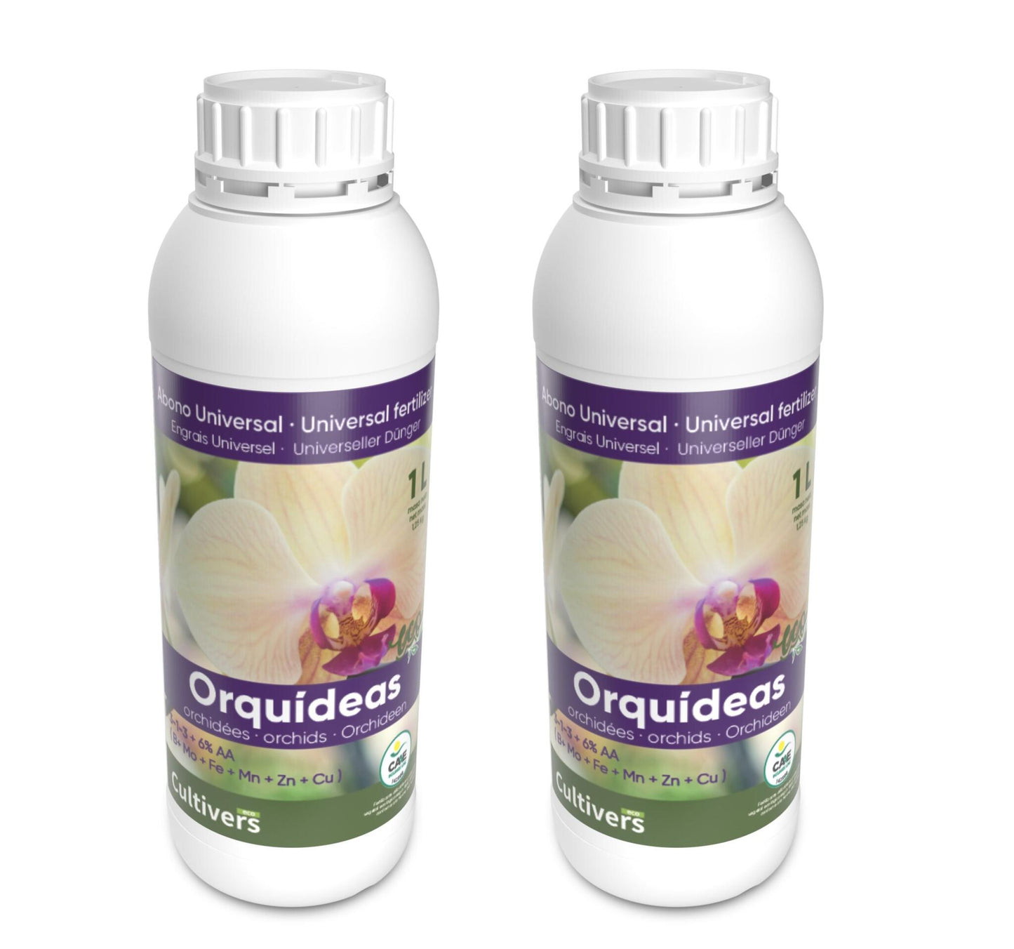 Abono Orquídeas Líquido Ecológico Cultivers 1 L_1