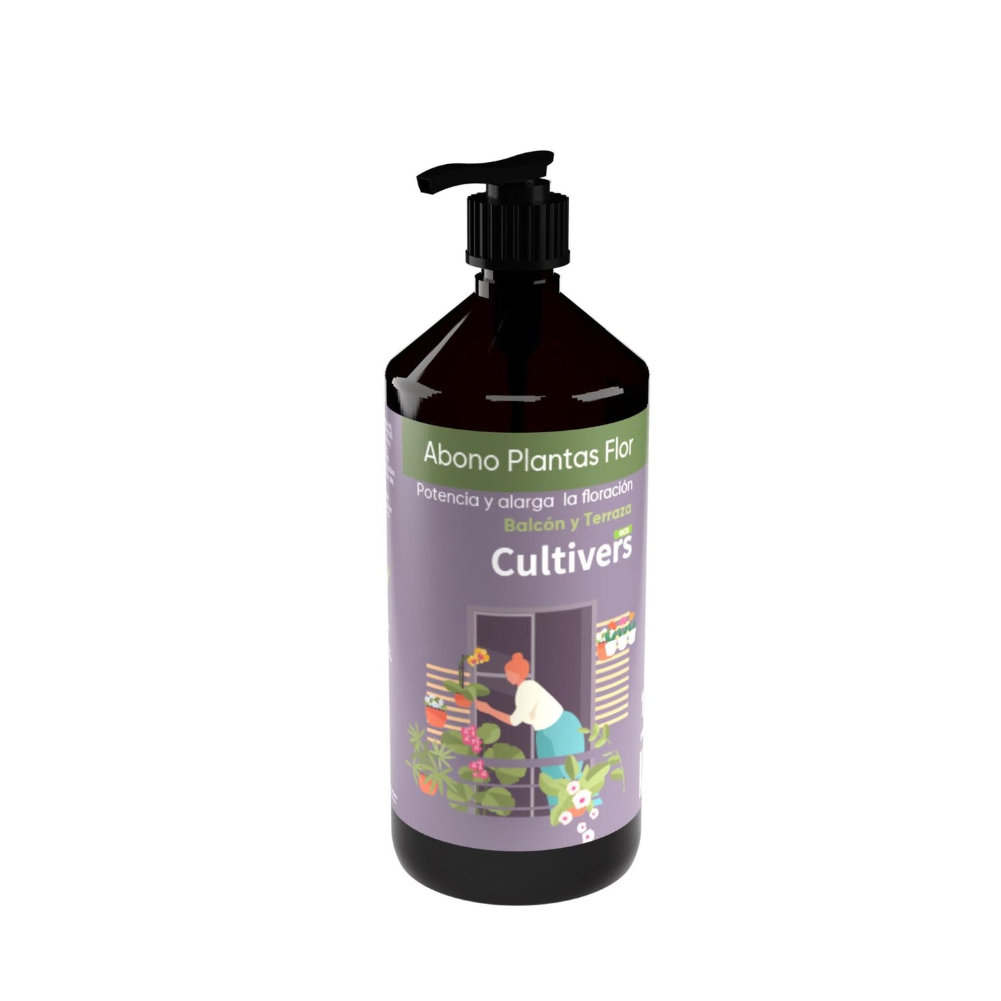 Abono Plantas De Terraza Y Balcón Cultivers 1 L_1