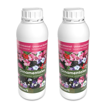 Abono Plantas Ornamentales Líquido Ecológico Cultivers 1 L_1