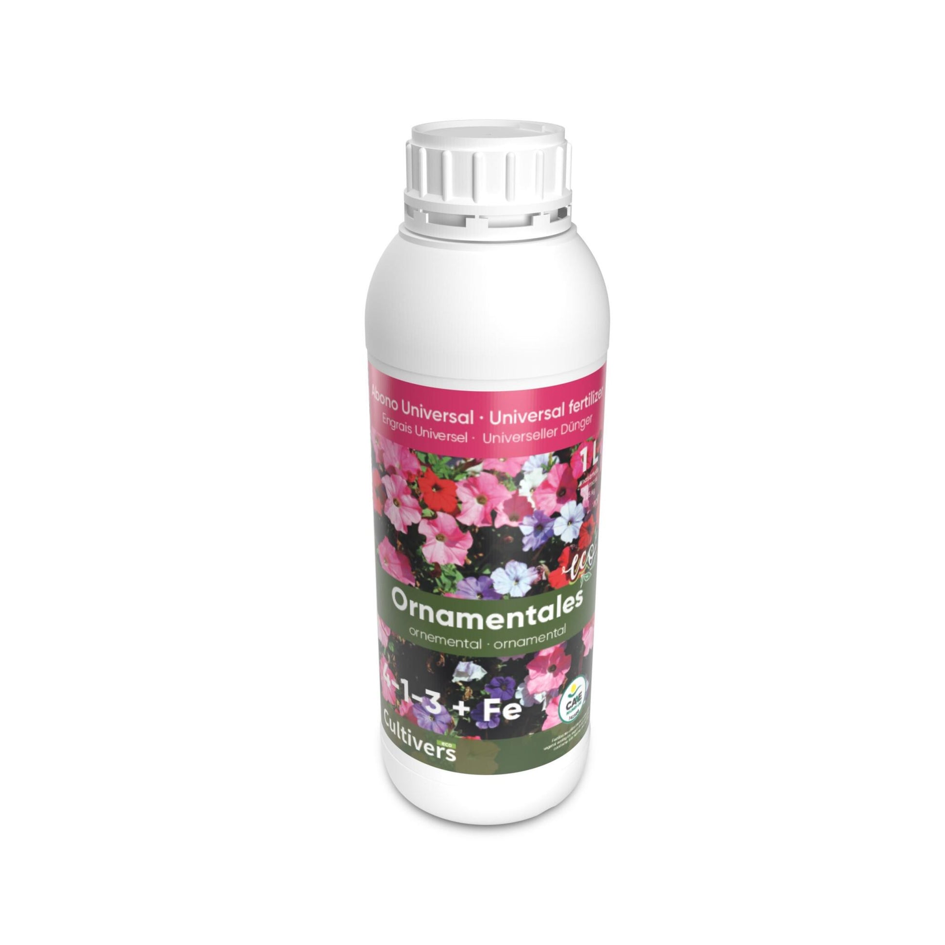 Abono Plantas Ornamentales Líquido Ecológico Cultivers 2x1l_0