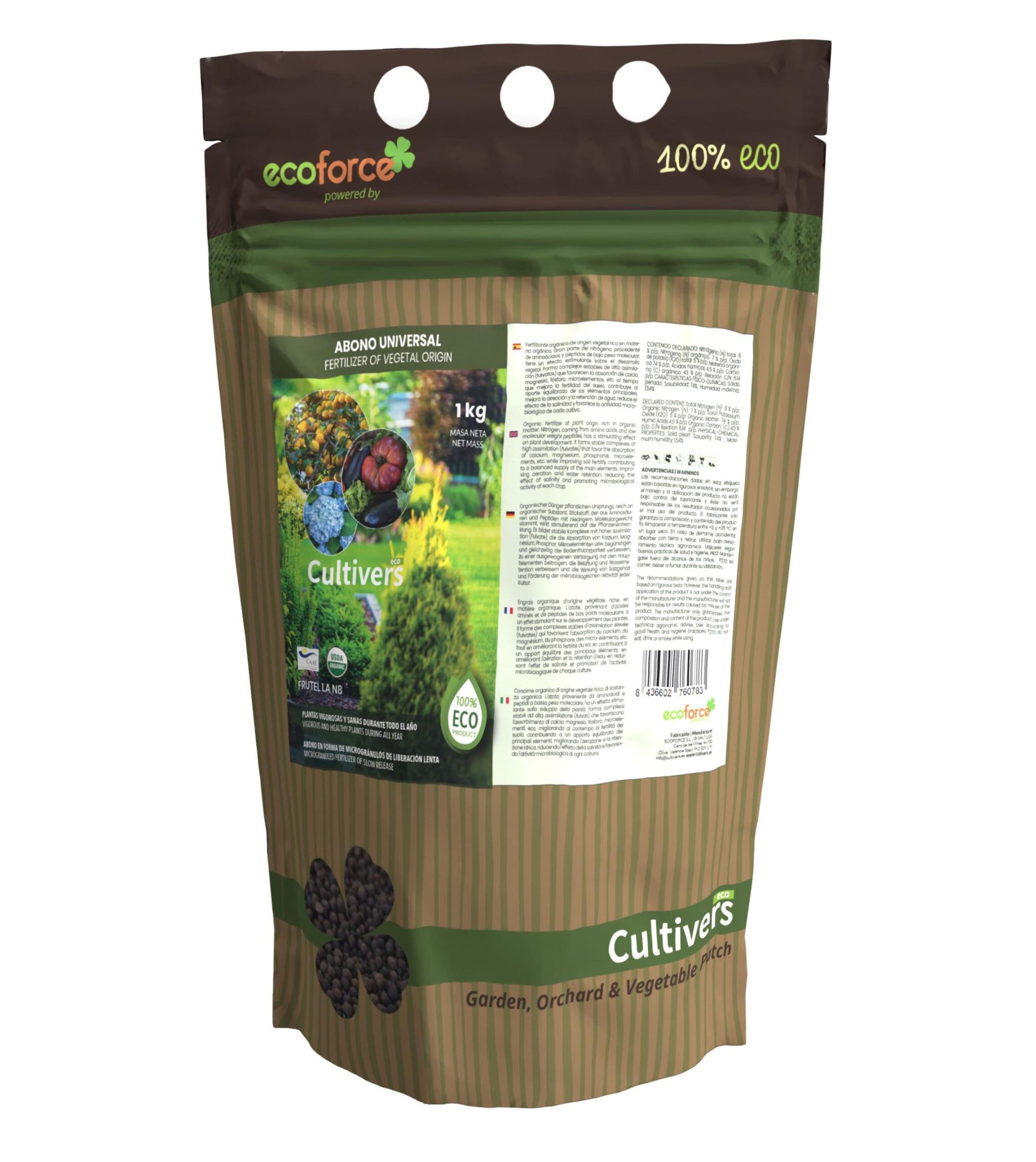 Abono Plantas Universal Ecológico Cultivers 1 Kg_0