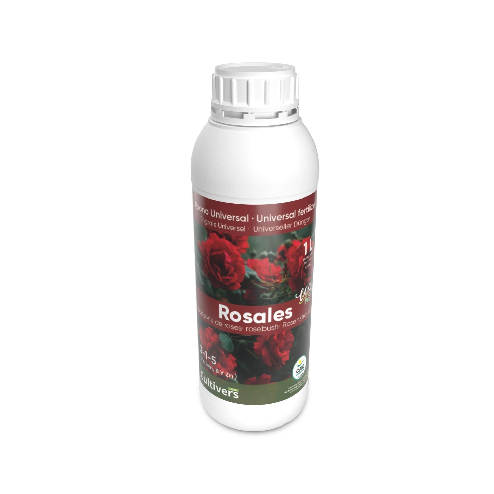Abono Rosales Líquido Ecológico Cultivers 1 L_0