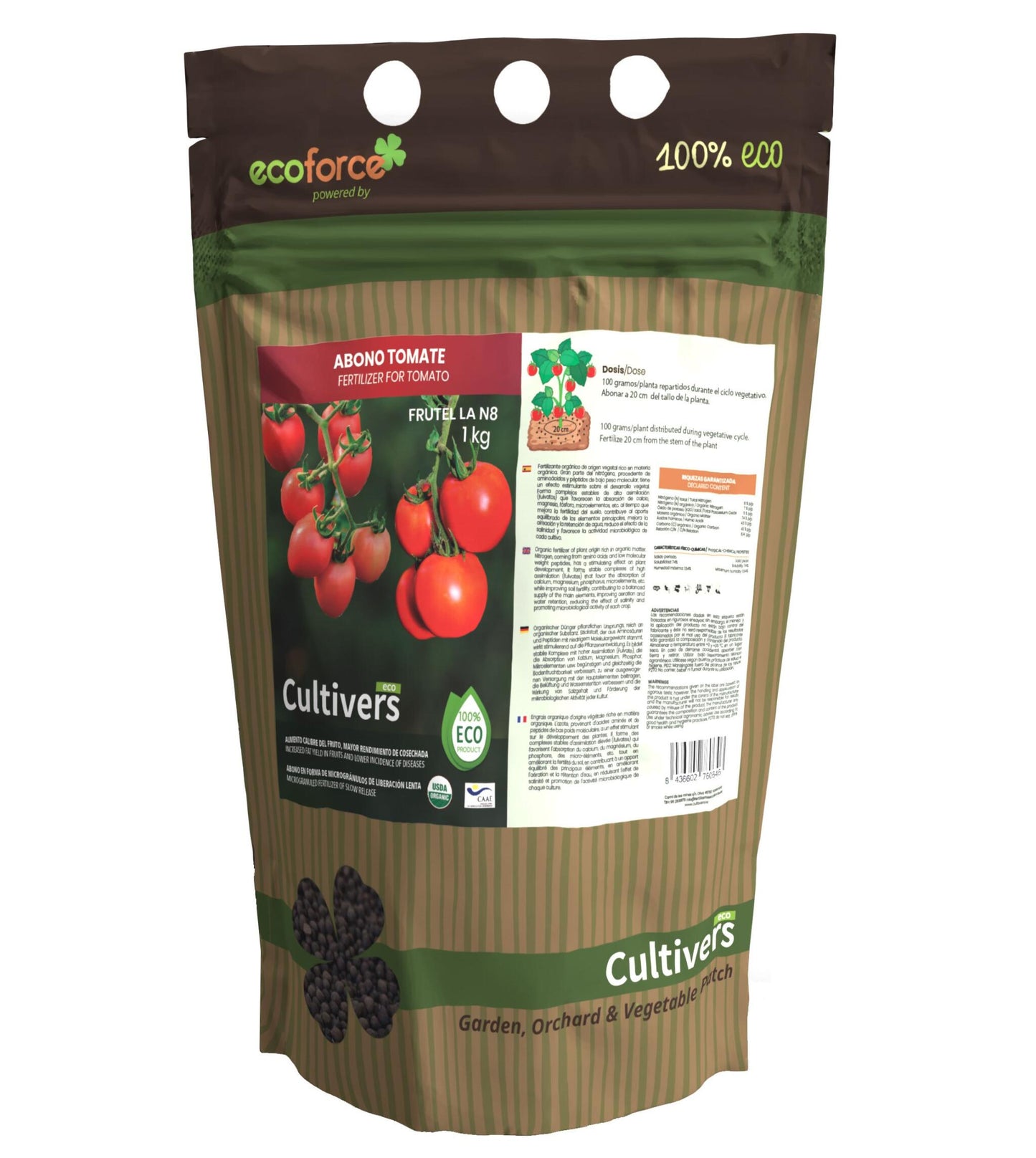 Abono Tomate Ecológico Cultivers 5 Kg_0