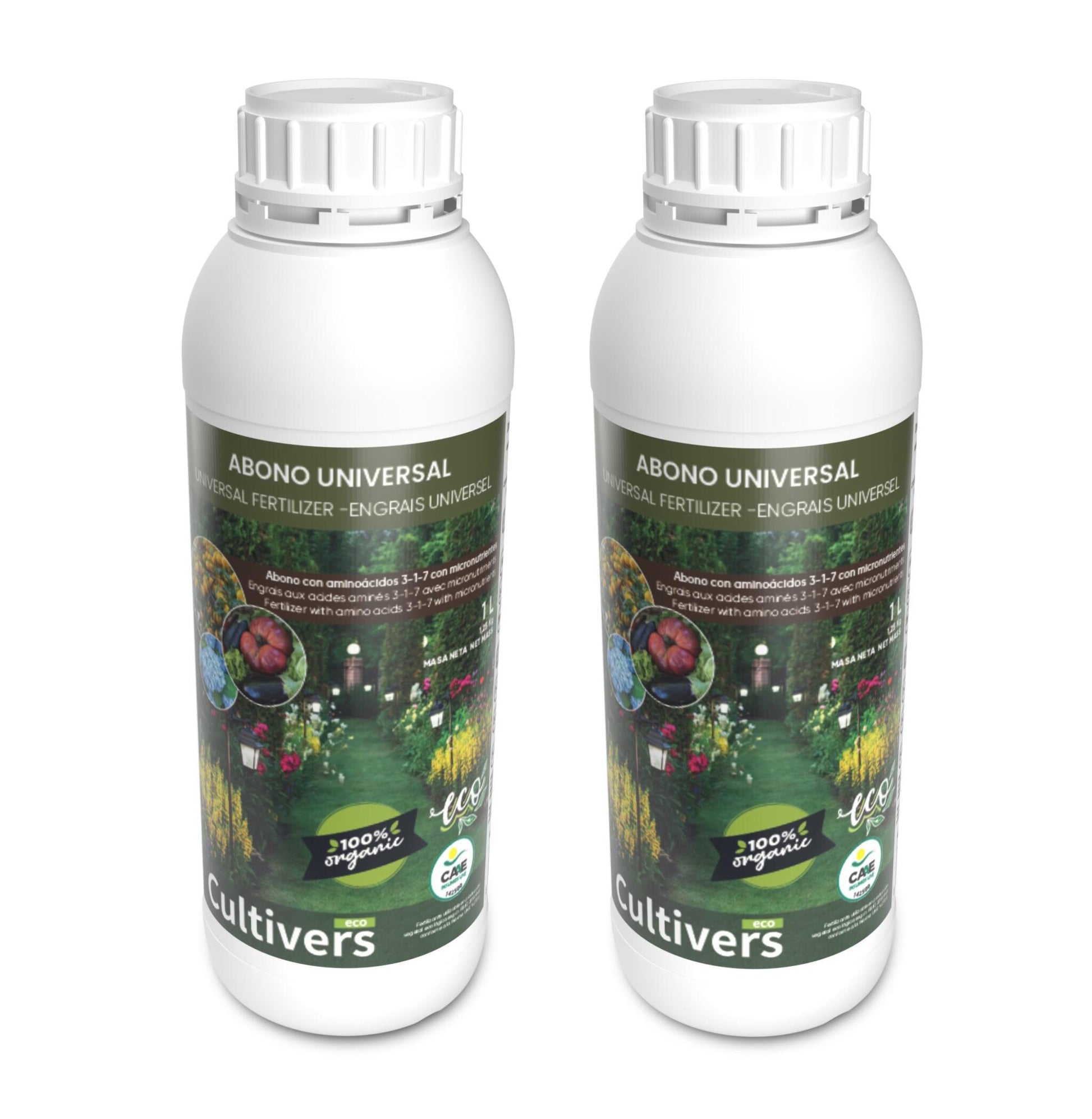 Abono Universal Líquido Ecológico Cultivers 2x1l_1