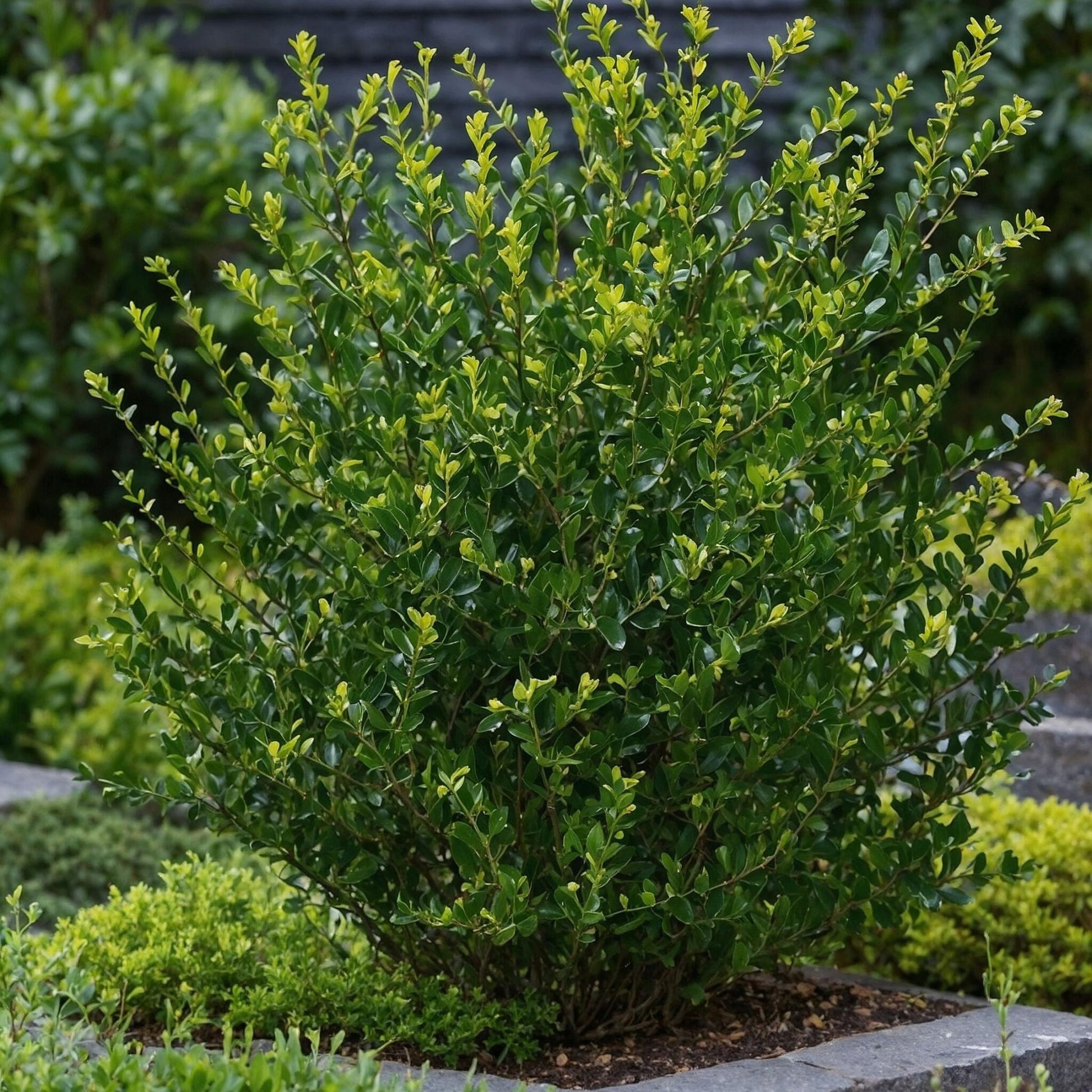 Acebo Crenata - 48 Pzs - Ilex Crenata 'jenny' - Altura 10-20cm - ⌀9cm_1