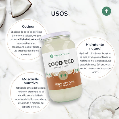 Planeta Huerto ECO Óleo de Coco 860 ml