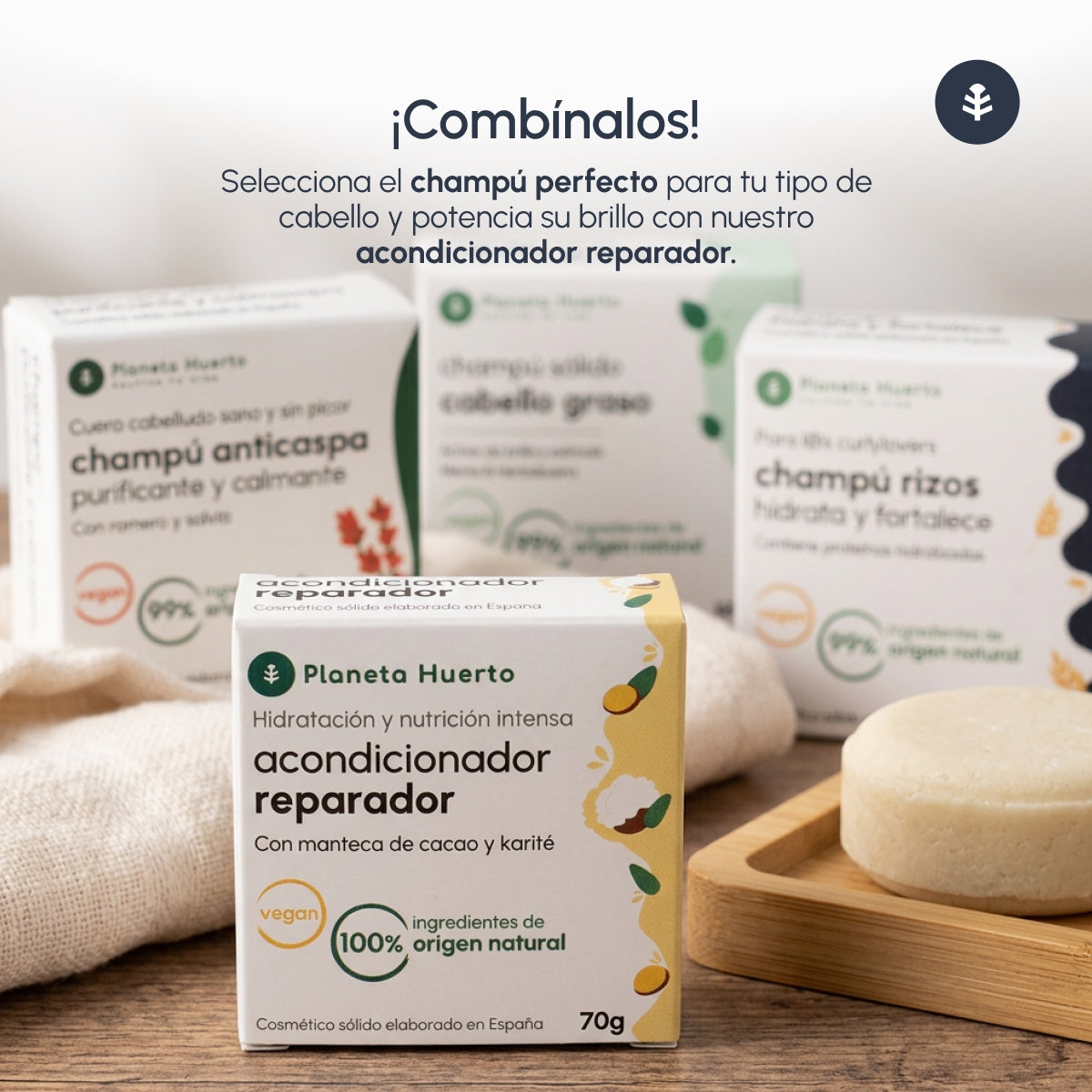 Champô Sólido Hidratante Planeta Huerto Oliva e Mel 85 gr