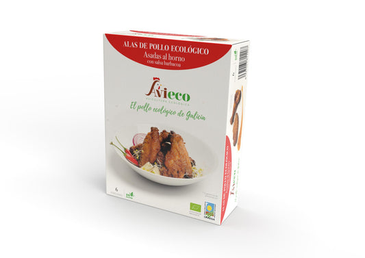 Alas De Pollo Ecológico Asadas Al Horno Con Salsa Barbacoa 300 g aprox_0