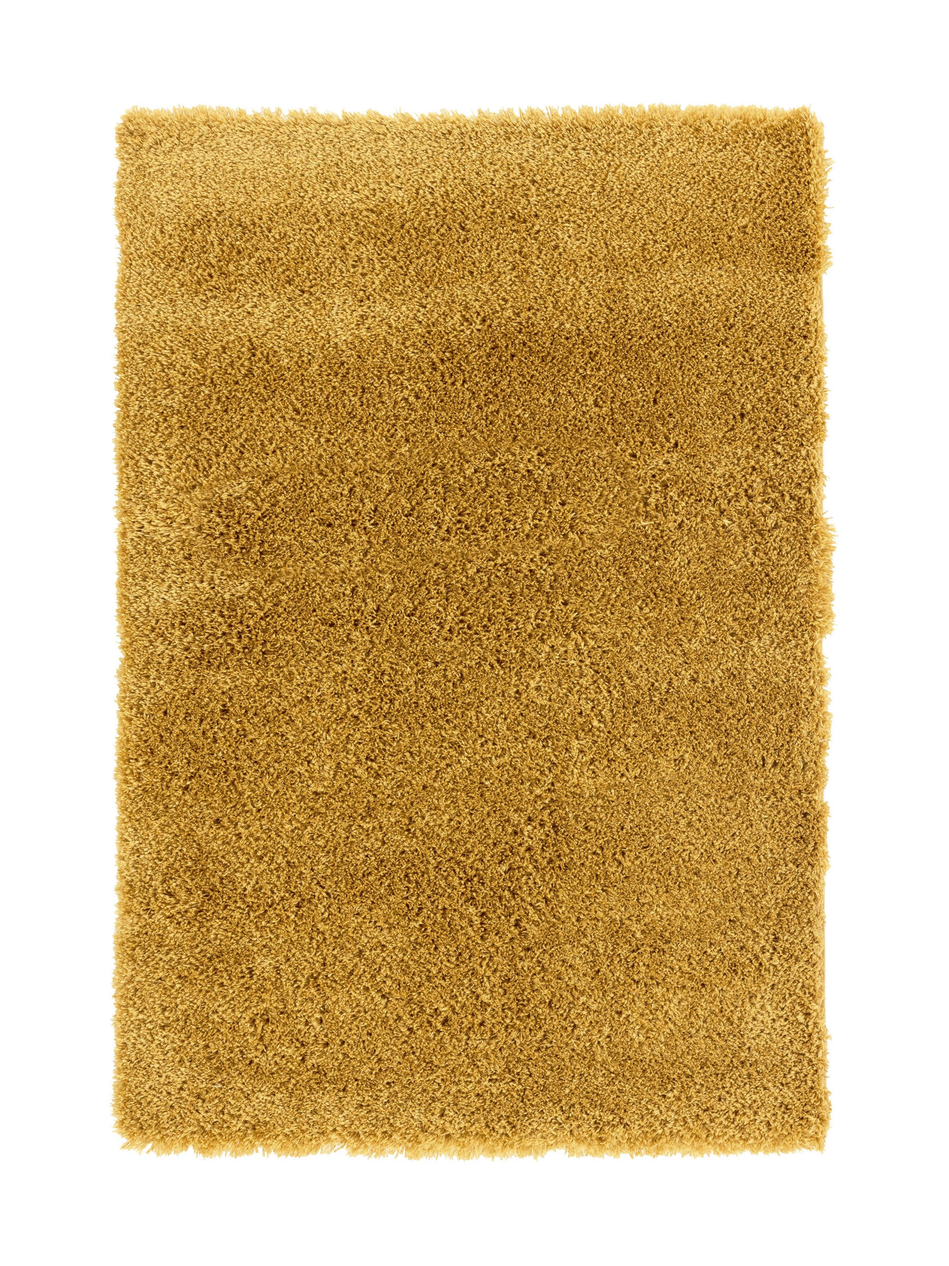 Alfombra De Salón Shaggy Amarillo Mostaza 60x90cm - Decoración - Mobiliario Doméstico_0