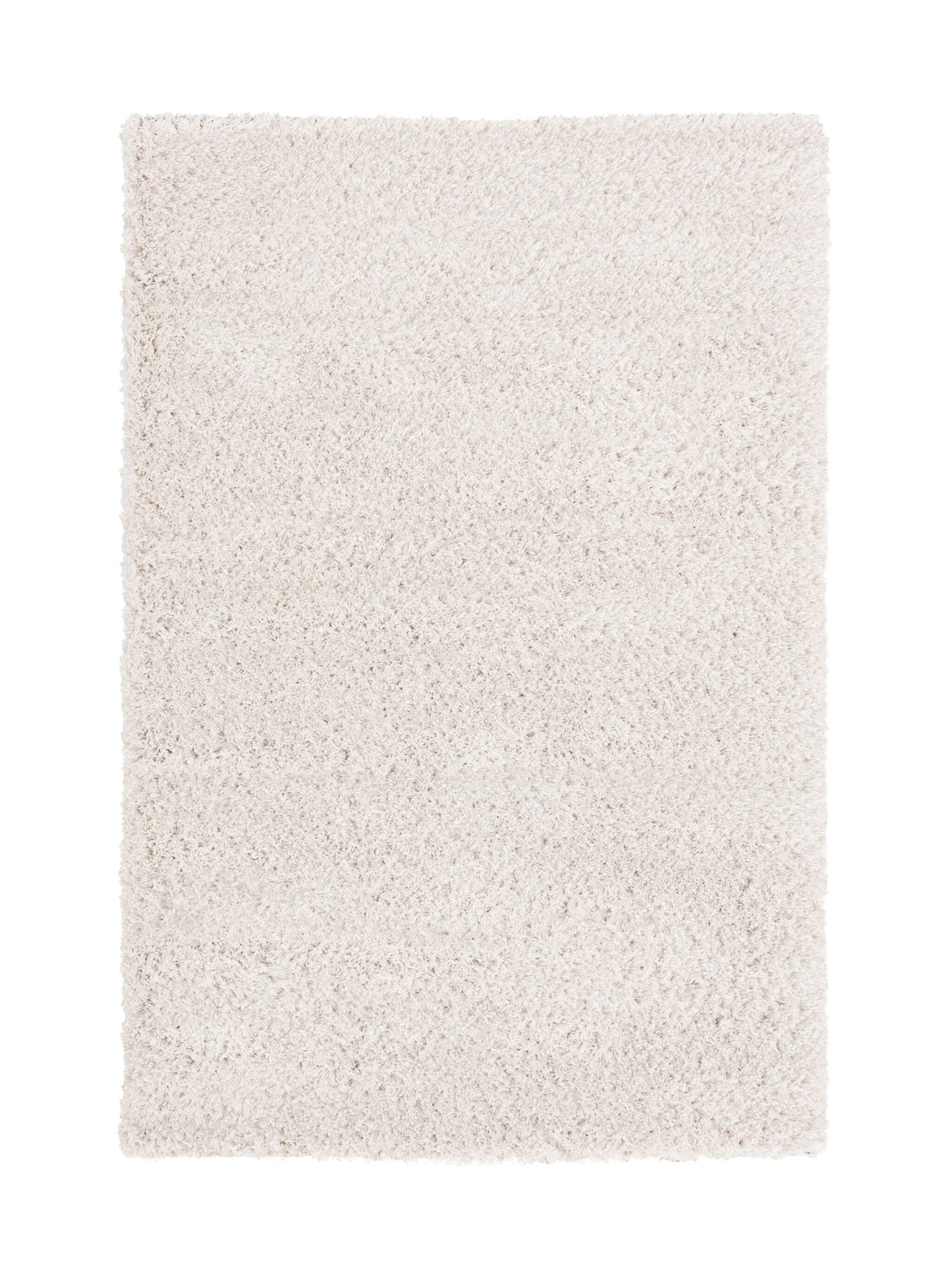 Alfombra De Salón Shaggy Blanca 60x90cm - Decoración - Mobiliario Doméstico_0