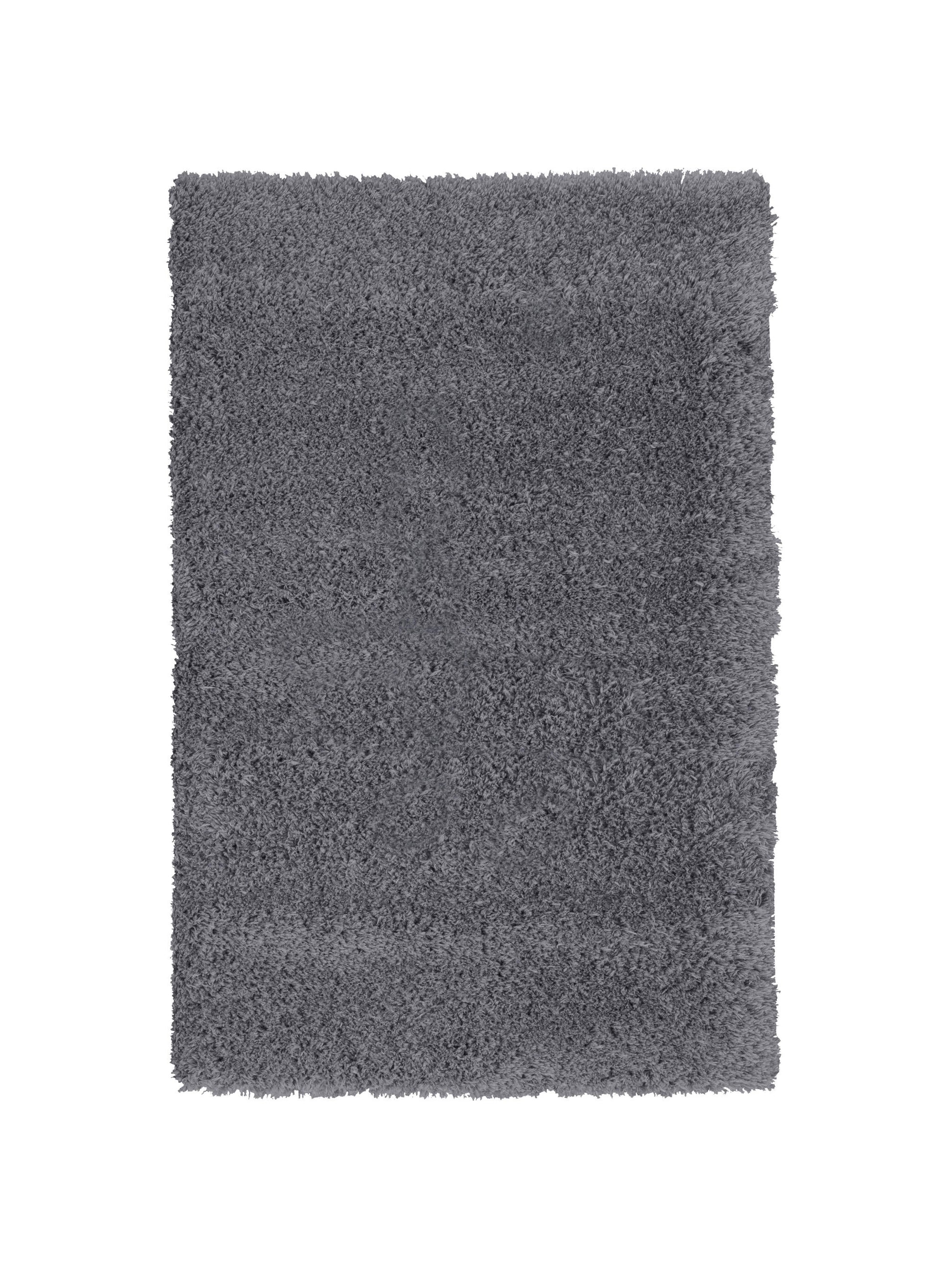 Alfombra Microfibra Salón, Baño, Dormitorio Gris Pelo Suave 80x120cm- Decoración- Mobiliario Hogar_0