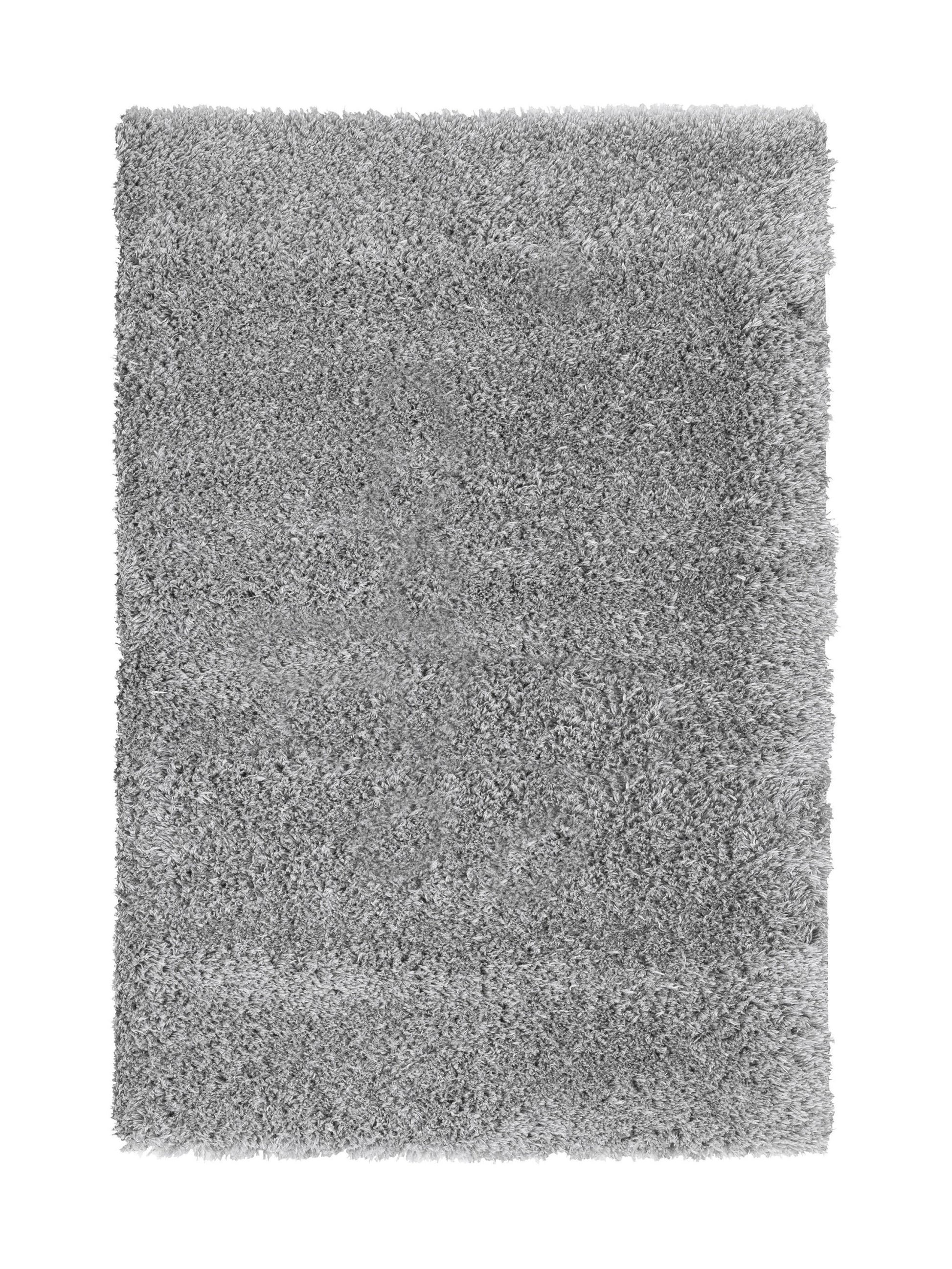 Alfombra Peluda Gris Para Salón Y Dormitorio 60x90cm - Decoración - Mobiliario Doméstico_0