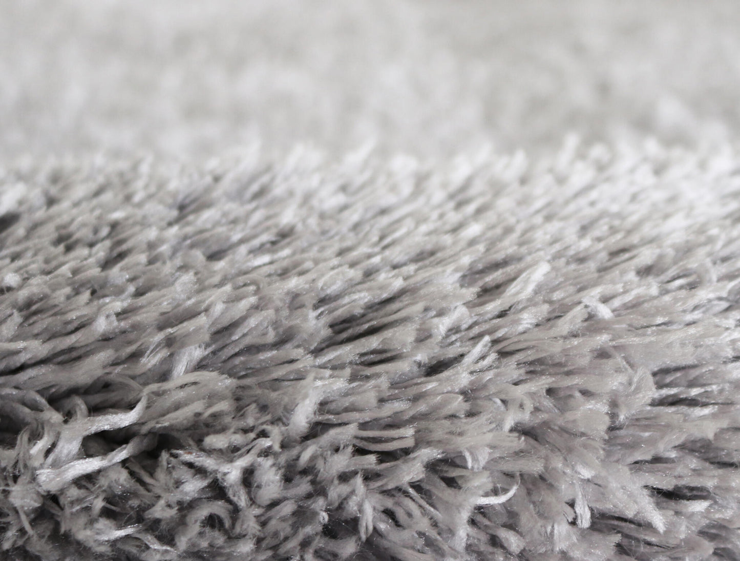 Alfombra Peluda Gris Para Salón Y Dormitorio 60x90cm - Decoración - Mobiliario Doméstico_1
