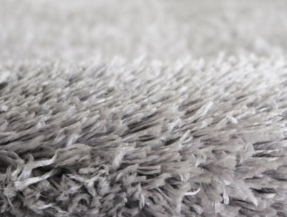 Alfombra Peluda Gris Para Salón Y Dormitorio 60x90cm - Decoración - Mobiliario Doméstico_1