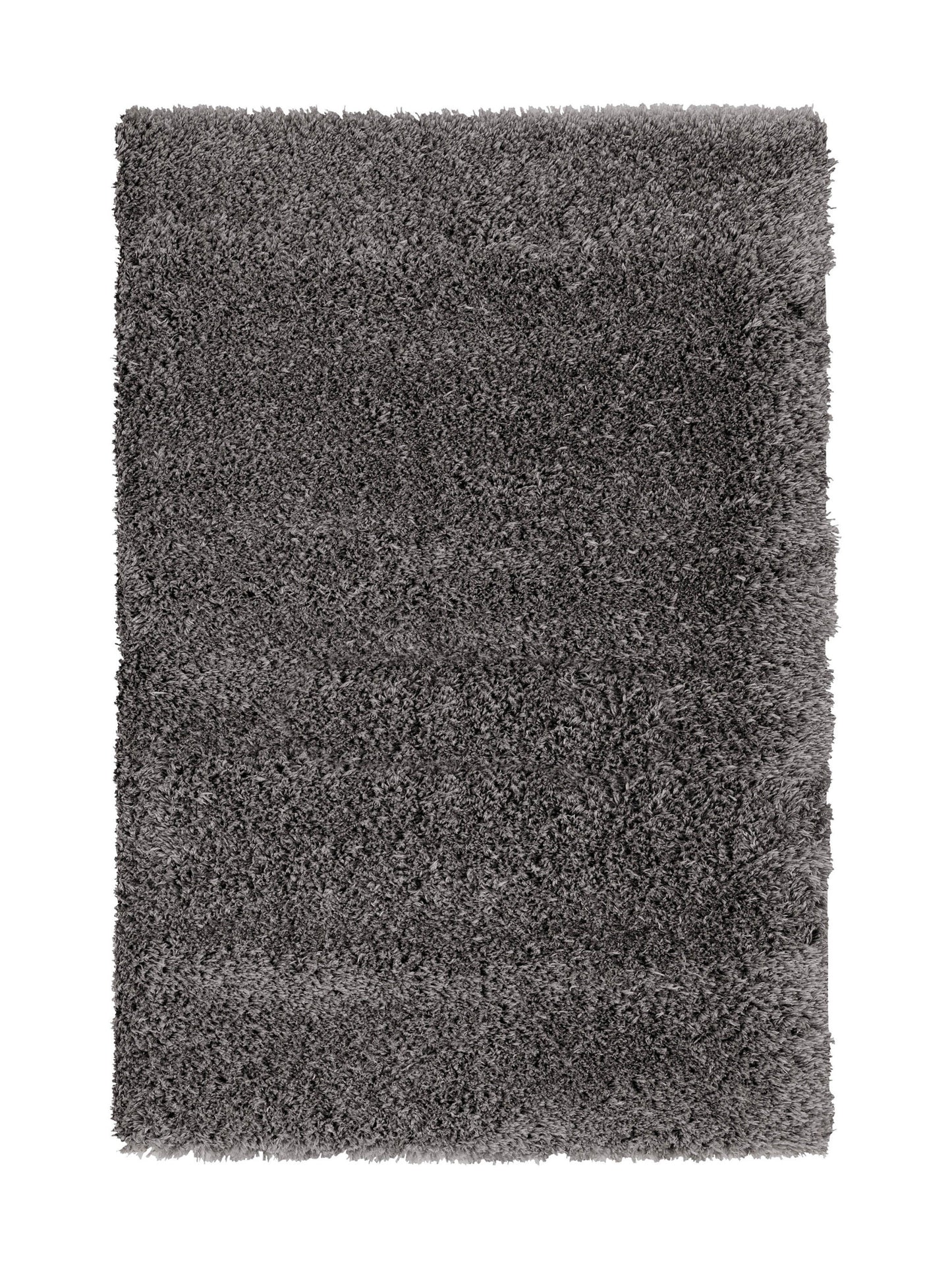 Alfombra Salón, Dormitorio Gris Liso Shaggy Suave Pelo Largo 100x150cm- Decoración- Mobiliario Del Hogar_0