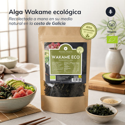 Flocos de algas wakame ECO Planeta Huerto 100 g