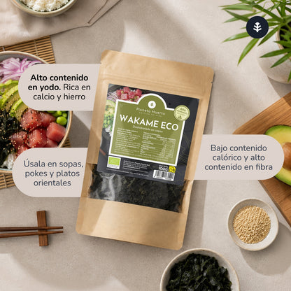 Flocos de algas wakame ECO Planeta Huerto 100 g