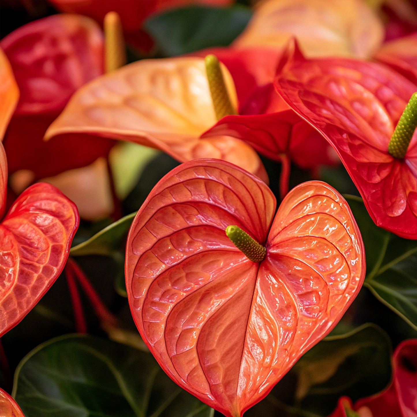 Anturio - Anthurium 'madural Orange' - Altura 55-70cm - Ø17cm_3