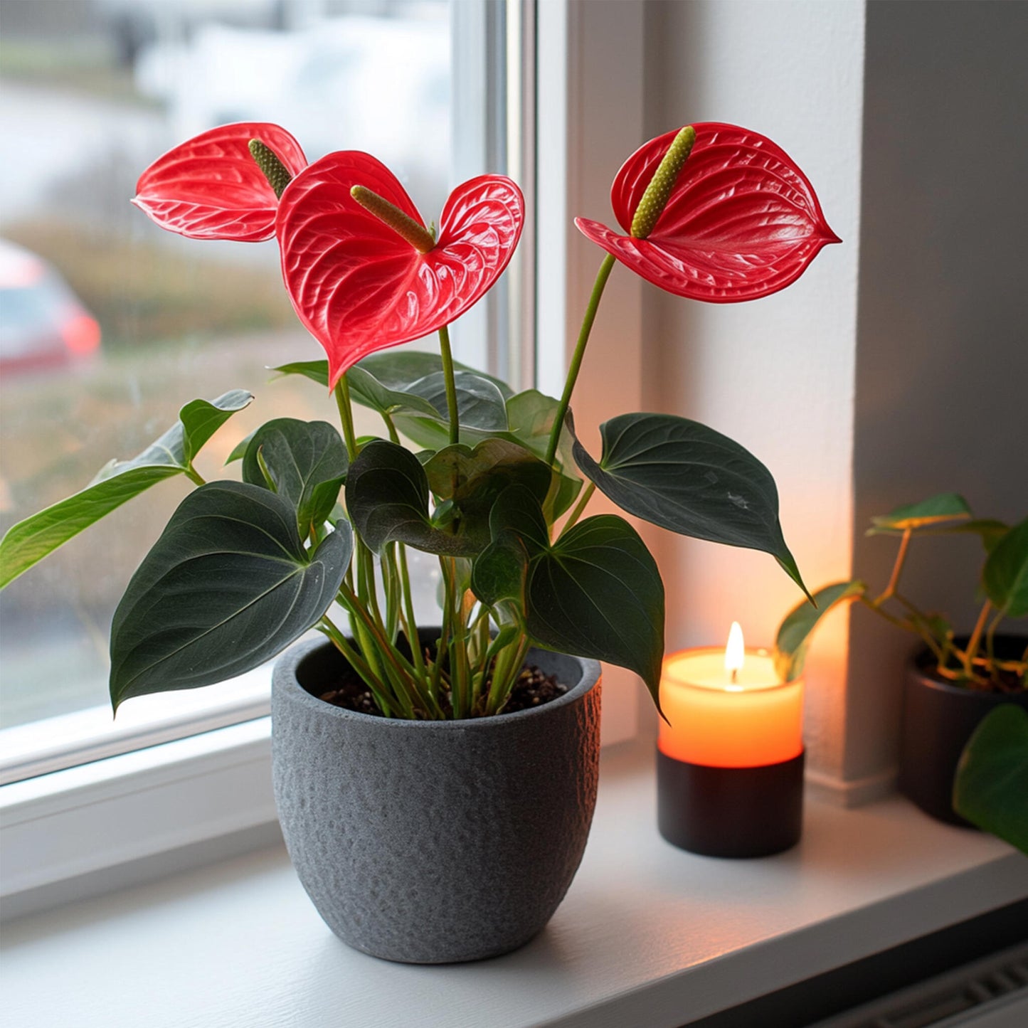 Anturio - Anthurium 'royal Champion' - Altura 35-45cm - Ø12cm_1