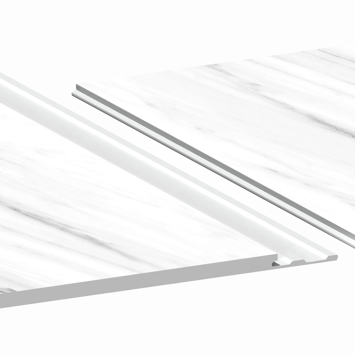 Aqua-step- All In One - Paneles De Pared A Prueba De Agua Y Panel De Sueloe  - Marmo Carrdesdea - 6 Paneles (2,34m²)_0