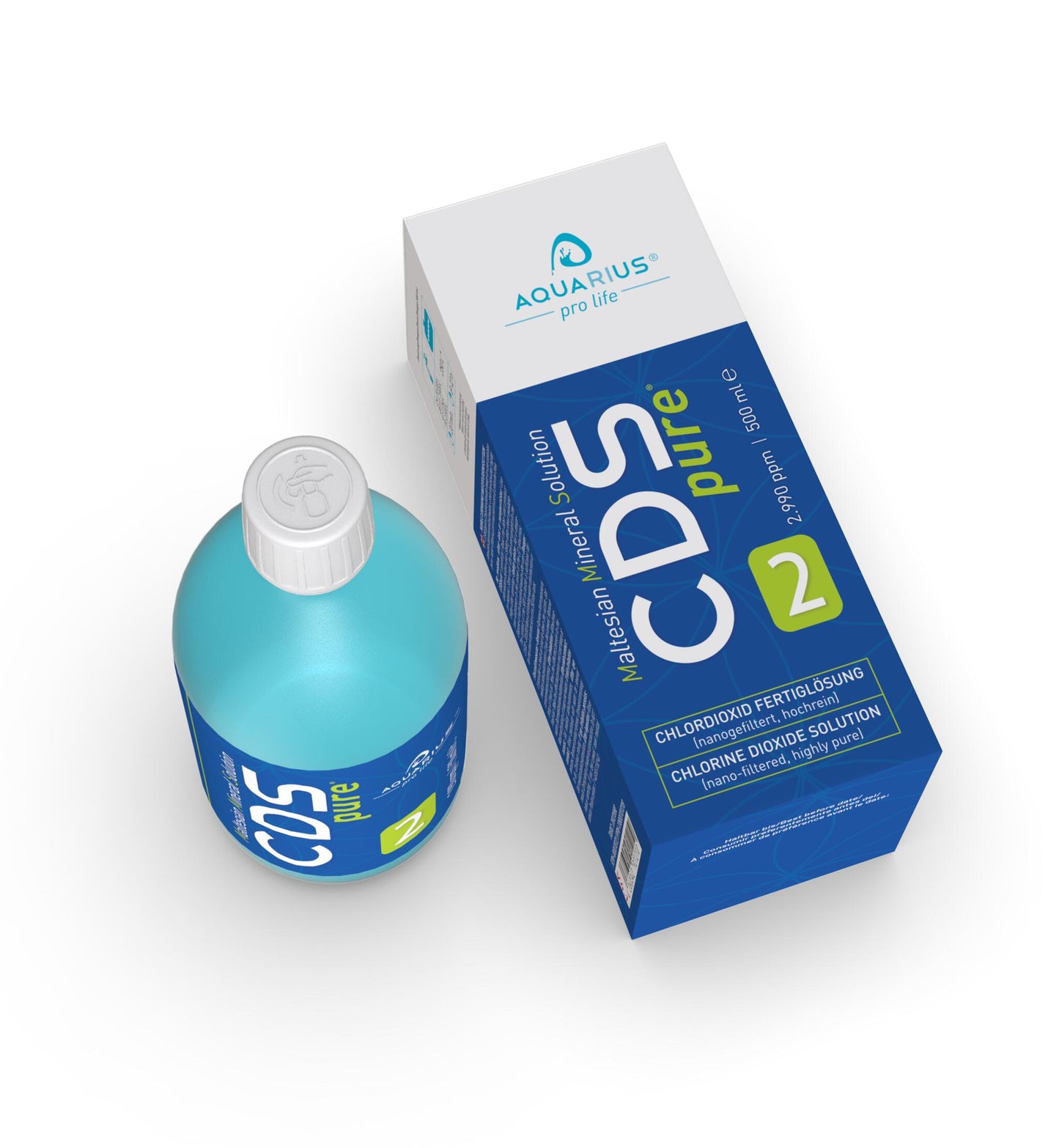Aquarius Pro Life - Cdspure | 500 Ml Solución De Dióxido De Cloro_2