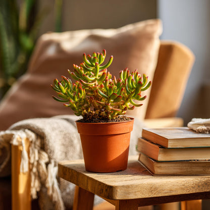 Árbol De Jade - Crassula Ovata 'hobbit' - Altura 10-20cm - ⌀12cm_4