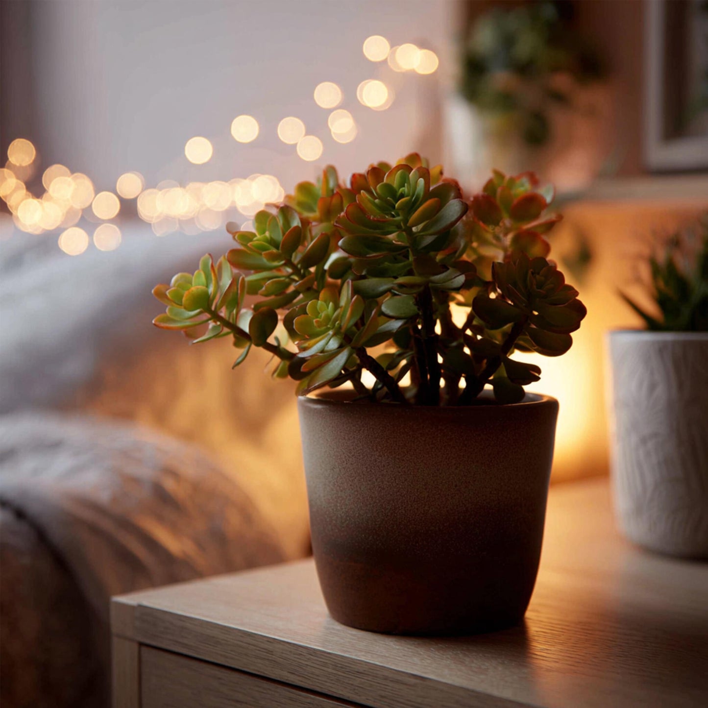 Árbol De Jade - Crassula Ovata 'sunset' - Altura 15-20cm - ⌀12cm_1