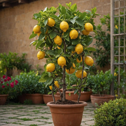 Árbol De Limón - Citrus Limon - Altura 40-45cm - ⌀14cm_1