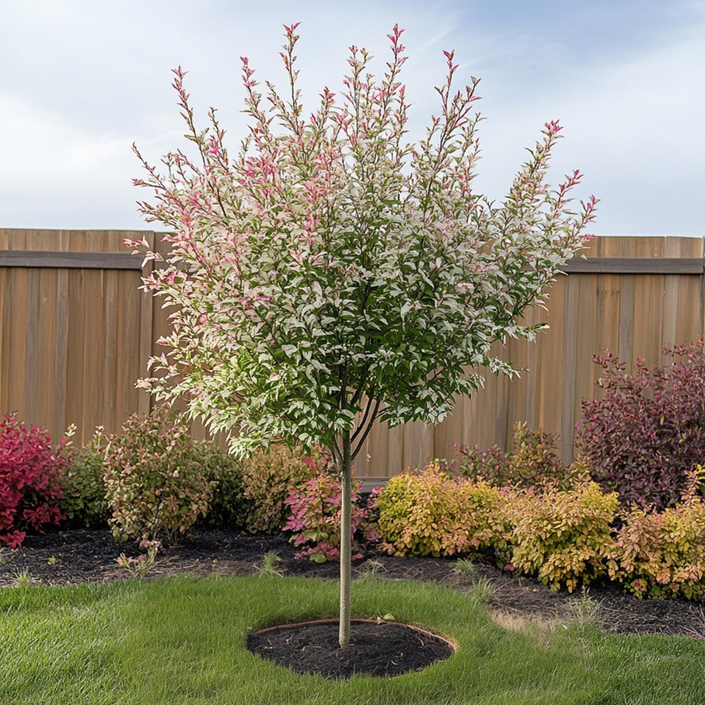 Árbol Flamenco - 4 Pzs - Salix Integra 'flamingo' - Altura 60-80cm - ⌀17cm_4
