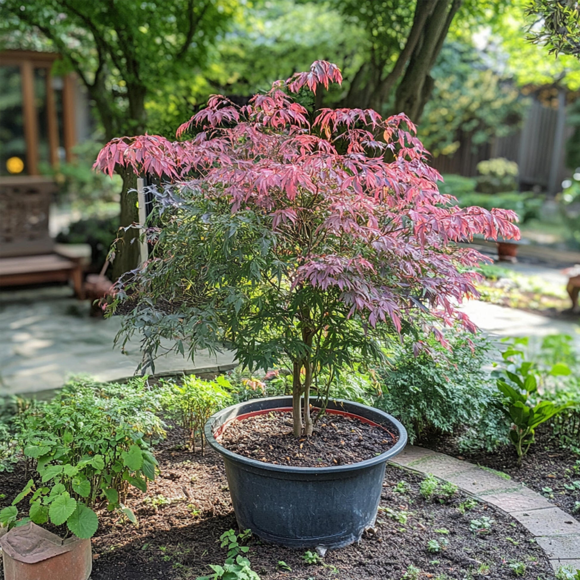 Arce Japonés - Acer Palmatum 'inaba-shidare' - Altura 30-40cm - ⌀13cm_4