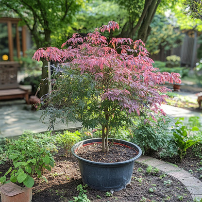 Arce Japonés - Acer Palmatum 'inaba-shidare' - Altura 30-40cm - ⌀13cm_4