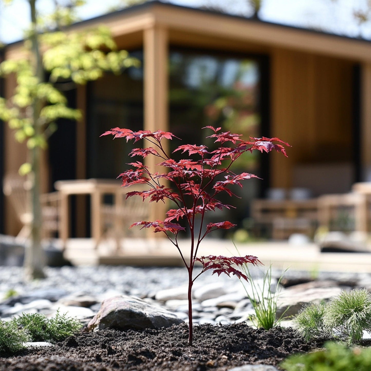 Arce Rojo Japonés - Acer Palmatum - Altura 35-55cm - Ø15cm_1