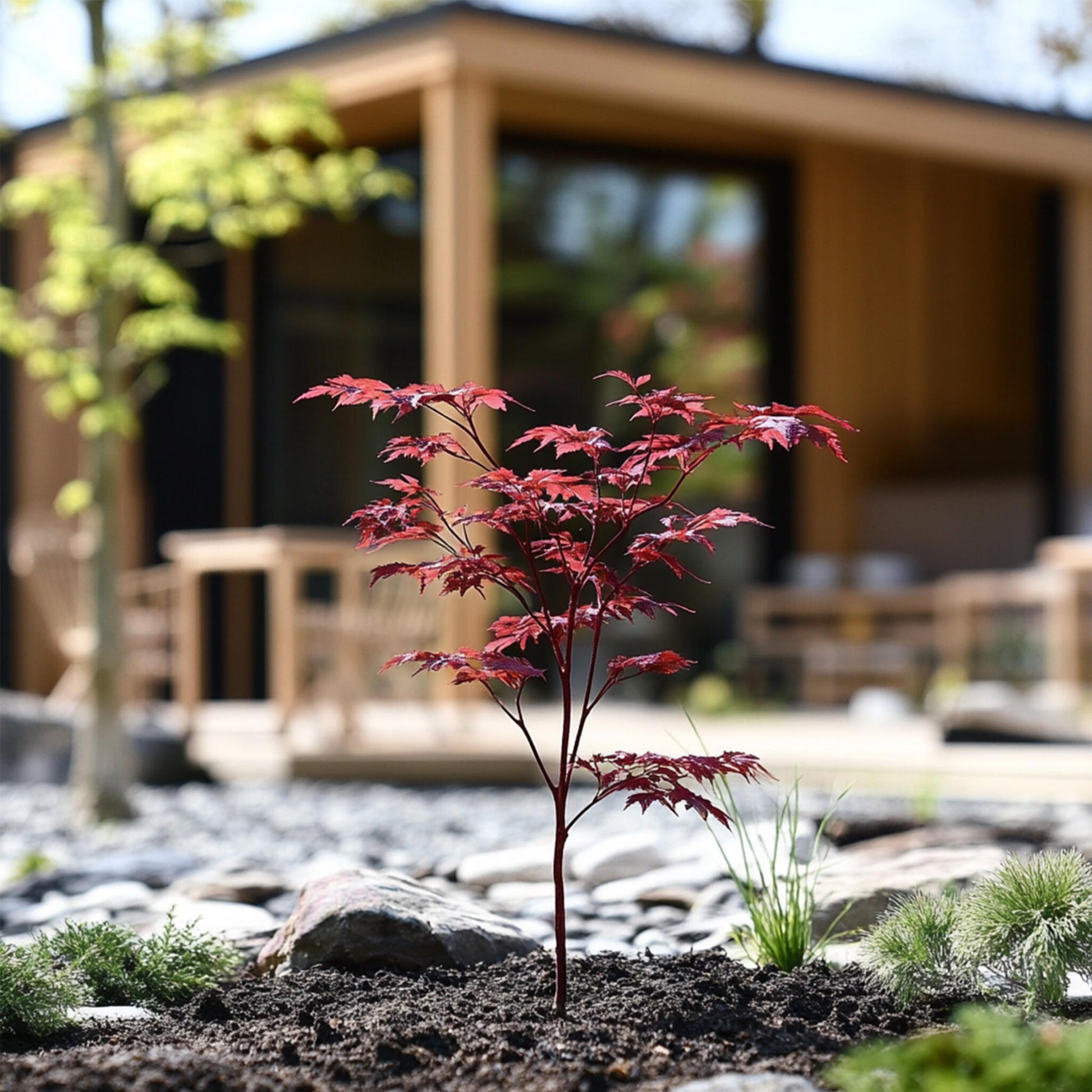 Arce Rojo Japonés - Acer Palmatum - Altura 35-55cm - Ø15cm_1