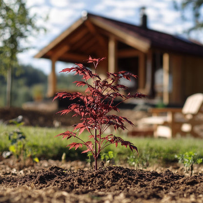 Arce Rojo Japonés - Acer Palmatum - Altura 35-55cm - Ø15cm_4