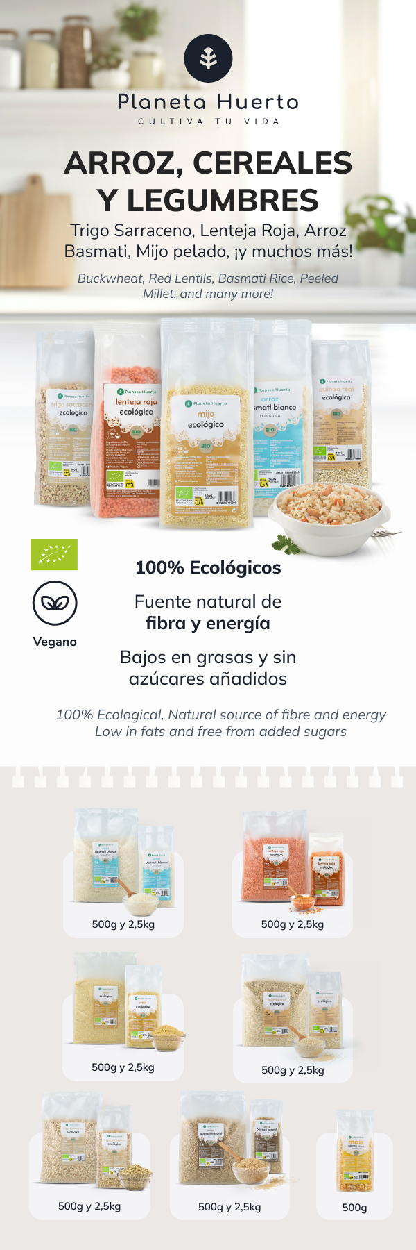 Azucchio ECO Planeta Huerto 500 g