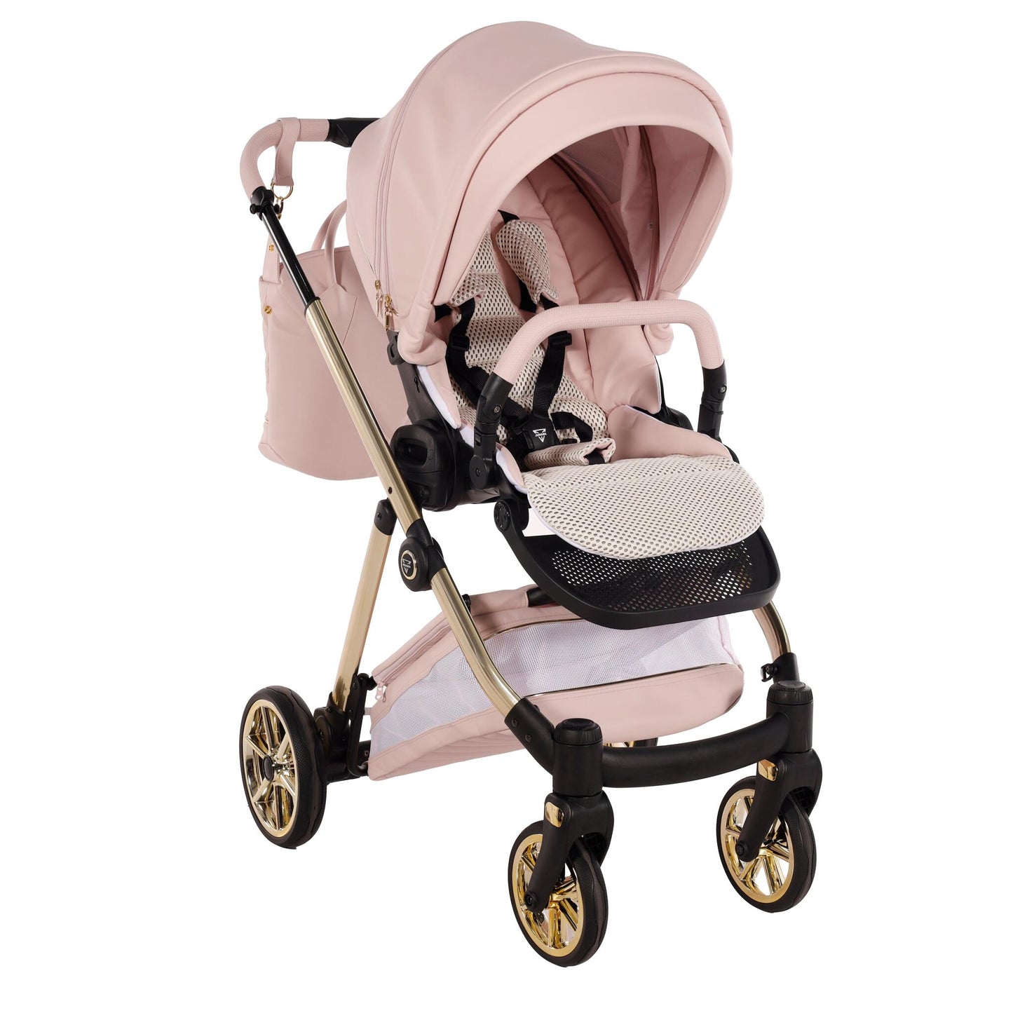 Art Deco Cochecito De Bebé Duo Rosa_2