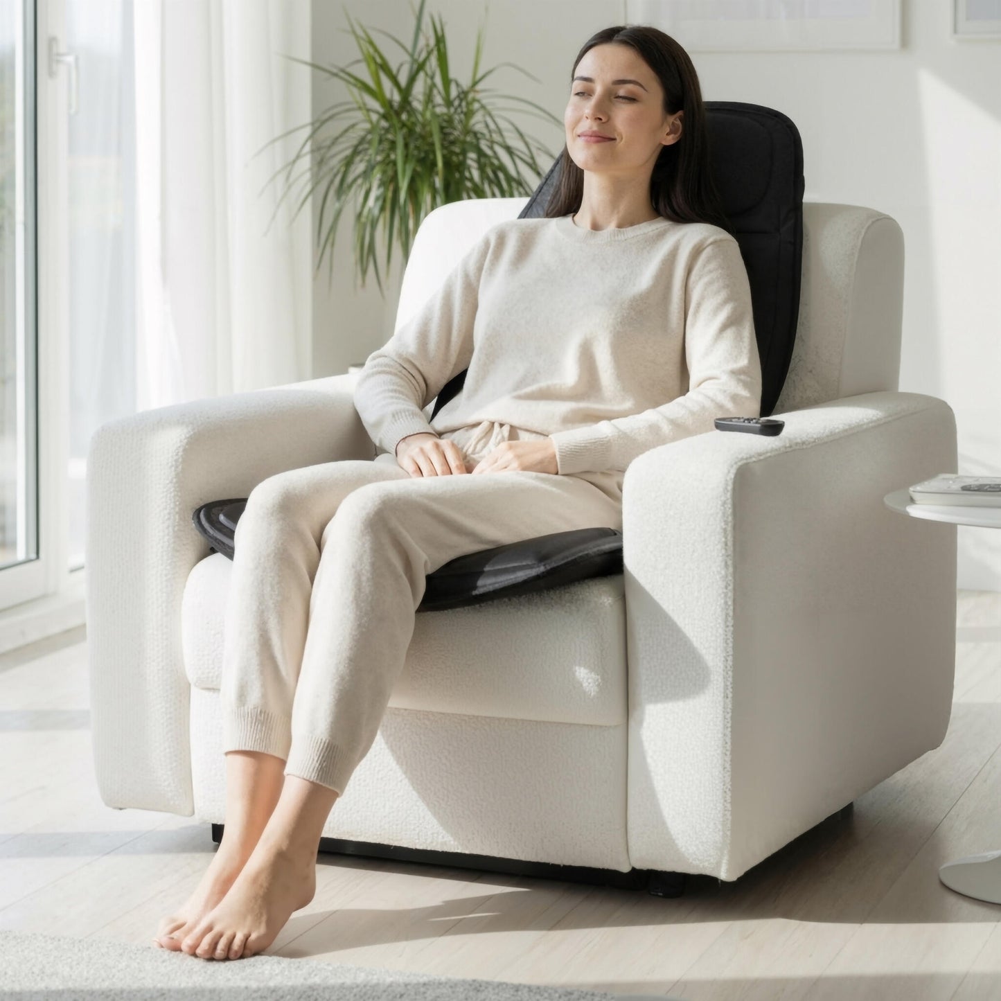 Asiento De Masaje Calefactable Para Espalda Y Zona Lumbar –masajeador Relajante Para Hogar_2