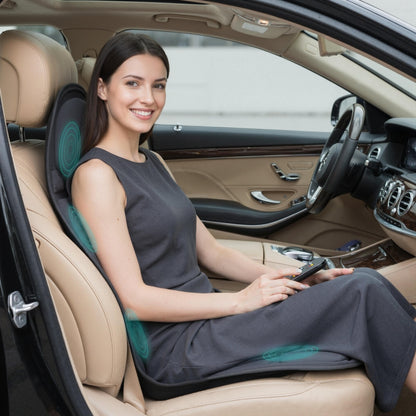 Asiento De Masaje Calefactable Para Espalda Y Zona Lumbar –masajeador Relajante Para Hogar_5