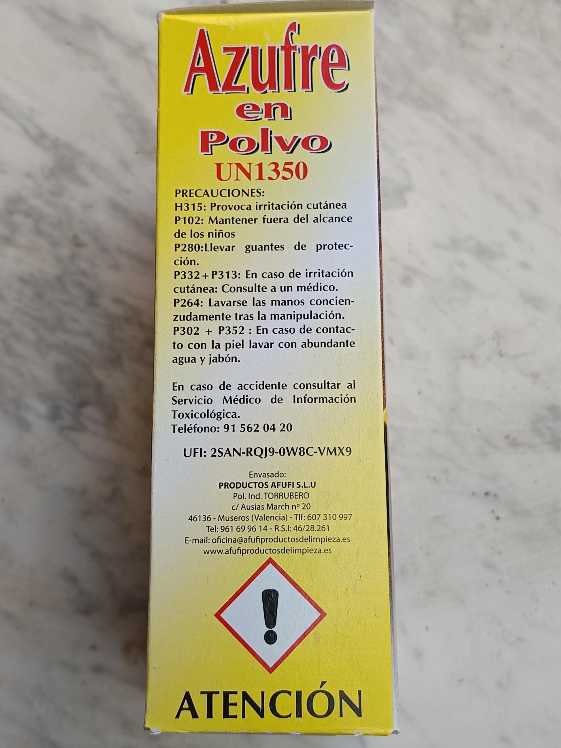 Azufre En Polvo Abono-fungicida-acaricida totalmente Natural y ecologico._2