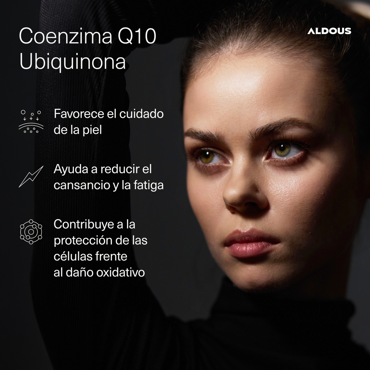 Coenzima Q10 200 mg 125 Cápsulas Aldous Bio