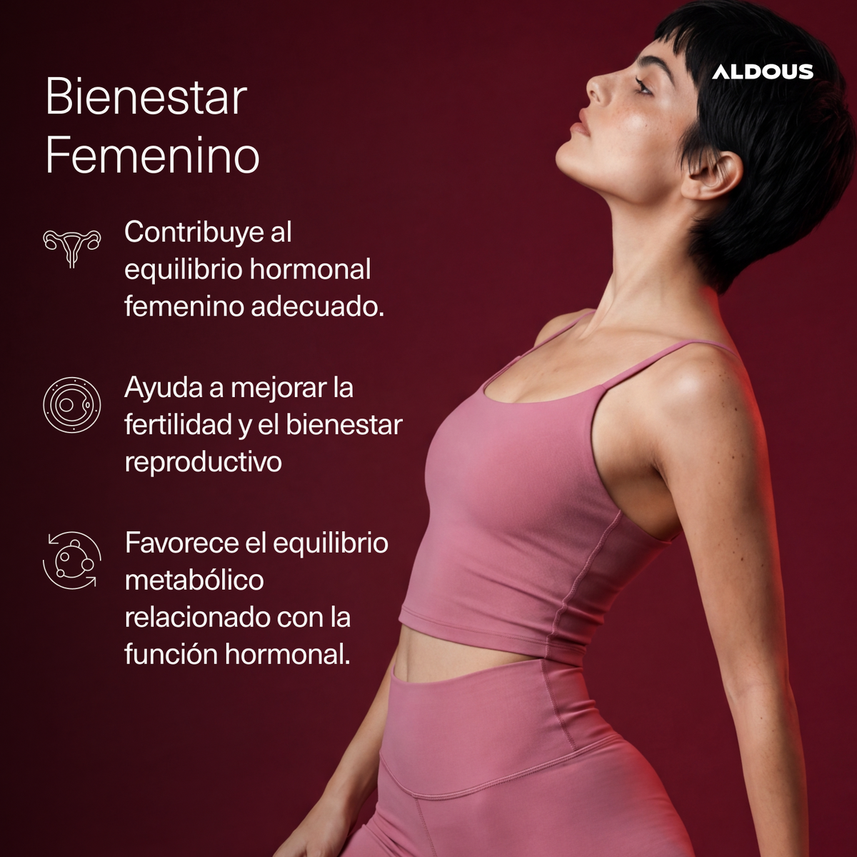 Myo Inositol + D-Chiro Inositol 210 Cápsulas Aldous Bio