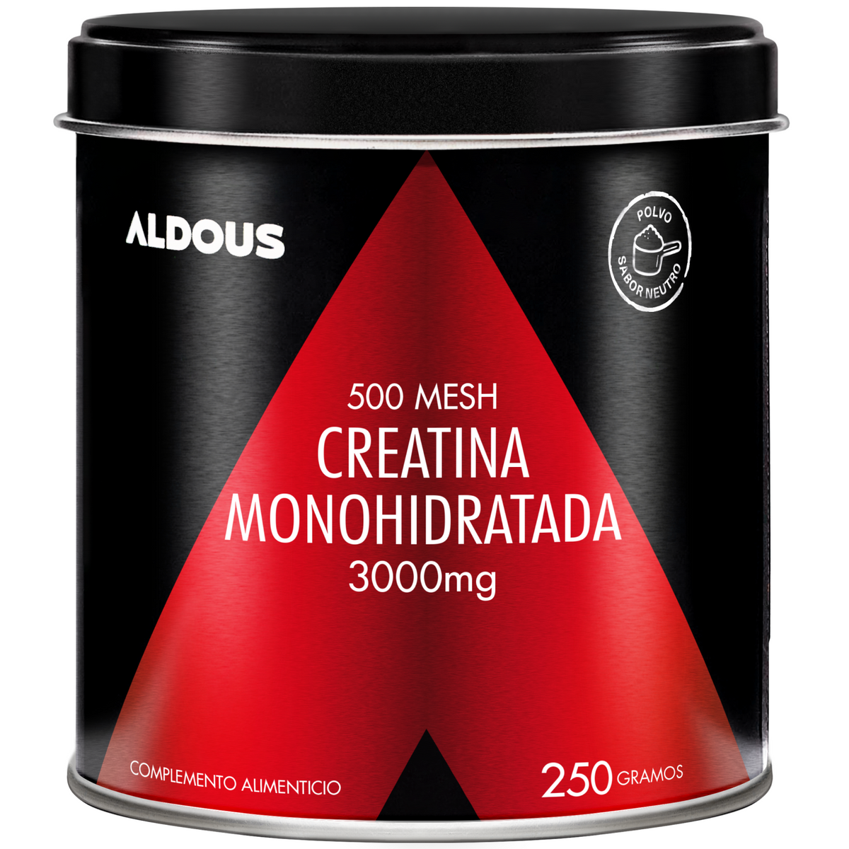 Creatina Monohidratada en Polvo 500 Mesh 250 g Aldous Bio