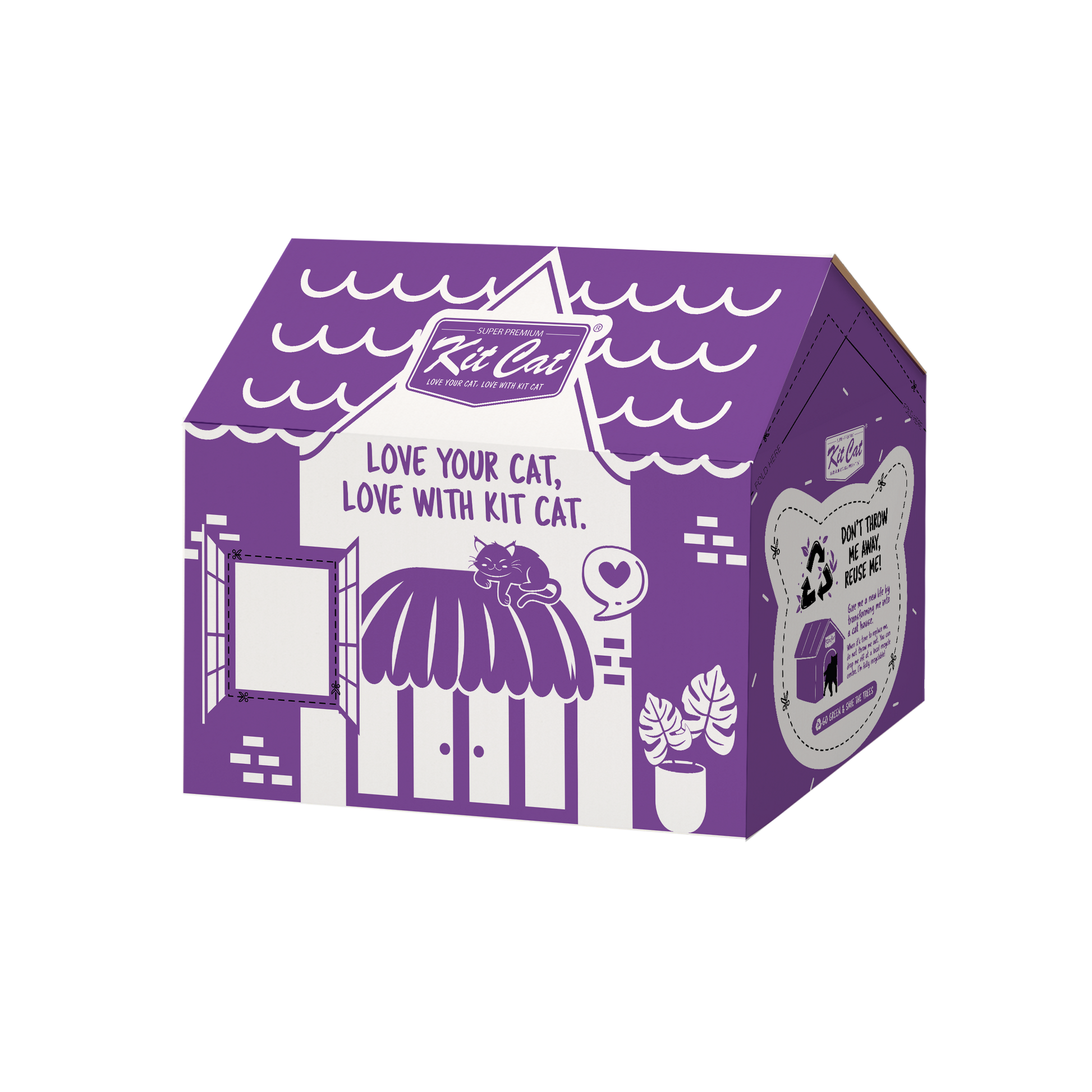 Kit de areia para gatos Eco SoyaClump - Lavanda 7 L
